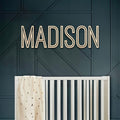 Personalized Wooden Name Sign for Nursery, Personalized Name Sign, Wall Decor, Wood Letters Baby Nursery, Name Sign Wooden, Sign Baby Name Sign NA03 - Kindlytoys