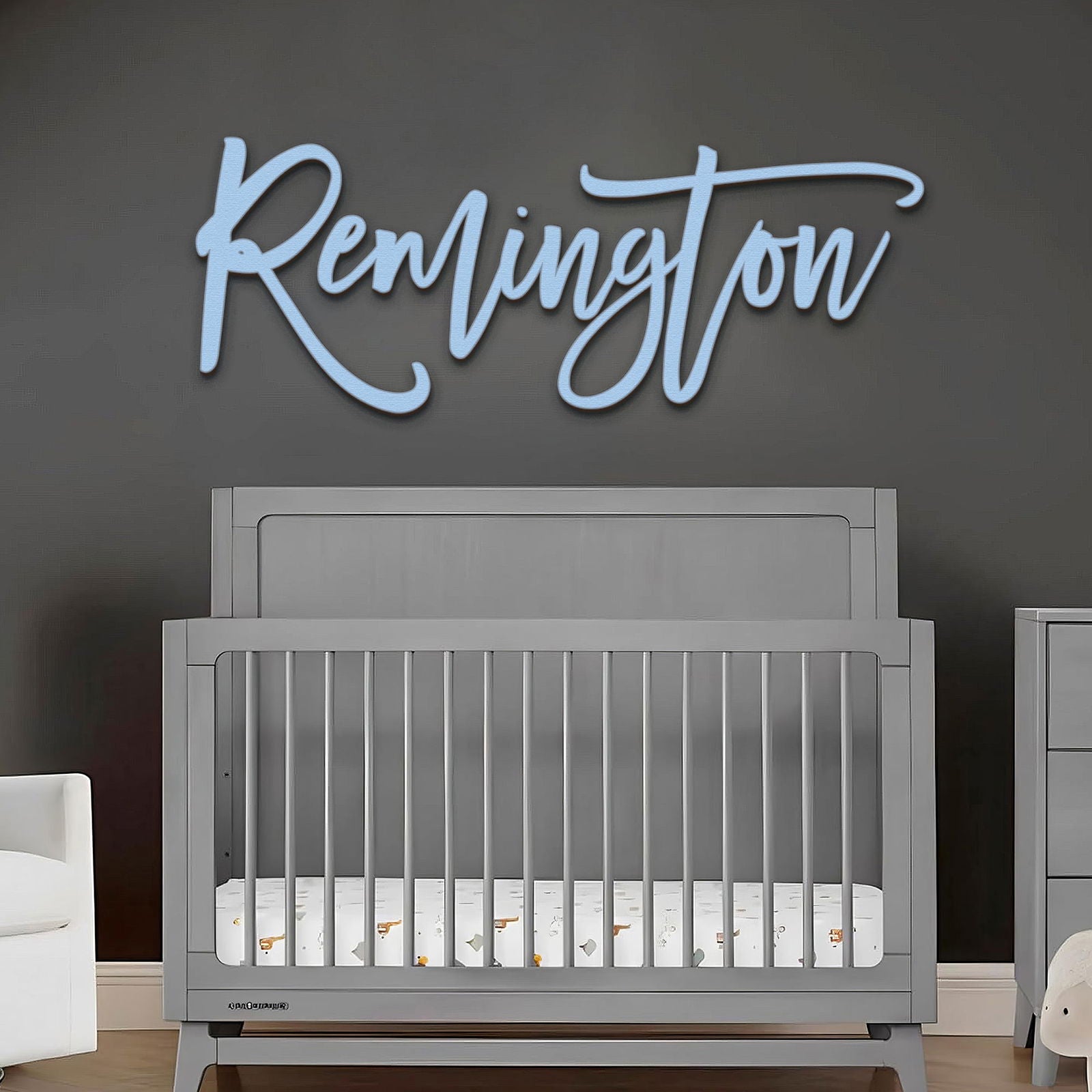 Personalized Wooden Name Sign for Nursery, Personalized Name Sign, Wall Decor, Wood Letters Baby Nursery, Name Sign Wooden, Sign Baby Name Sign NA03 - Kindlytoys