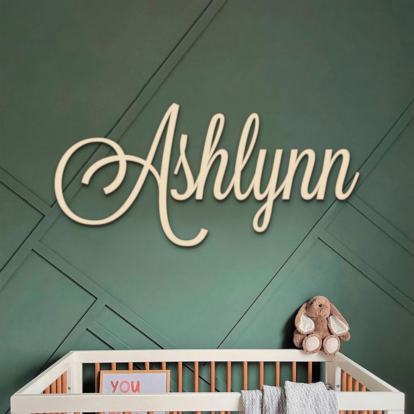 Personalized Wooden Name Sign for Nursery, Personalized Name Sign, Wall Decor, Wood Letters Baby Nursery, Name Sign Wooden, Sign Baby Name Sign NA03 - Kindlytoys
