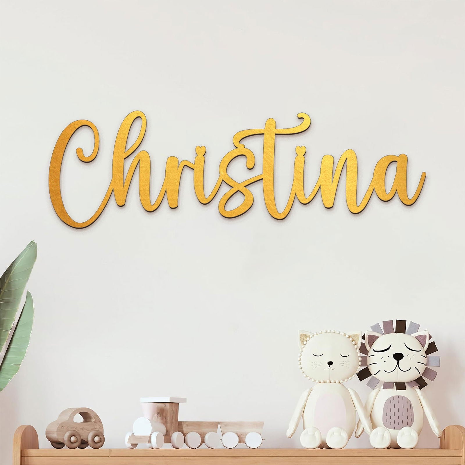 Personalized Wooden Name Sign for Nursery, Personalized Name Sign, Wall Decor, Wood Letters Baby Nursery, Name Sign Wooden, Sign Baby Name Sign NA03 - Kindlytoys