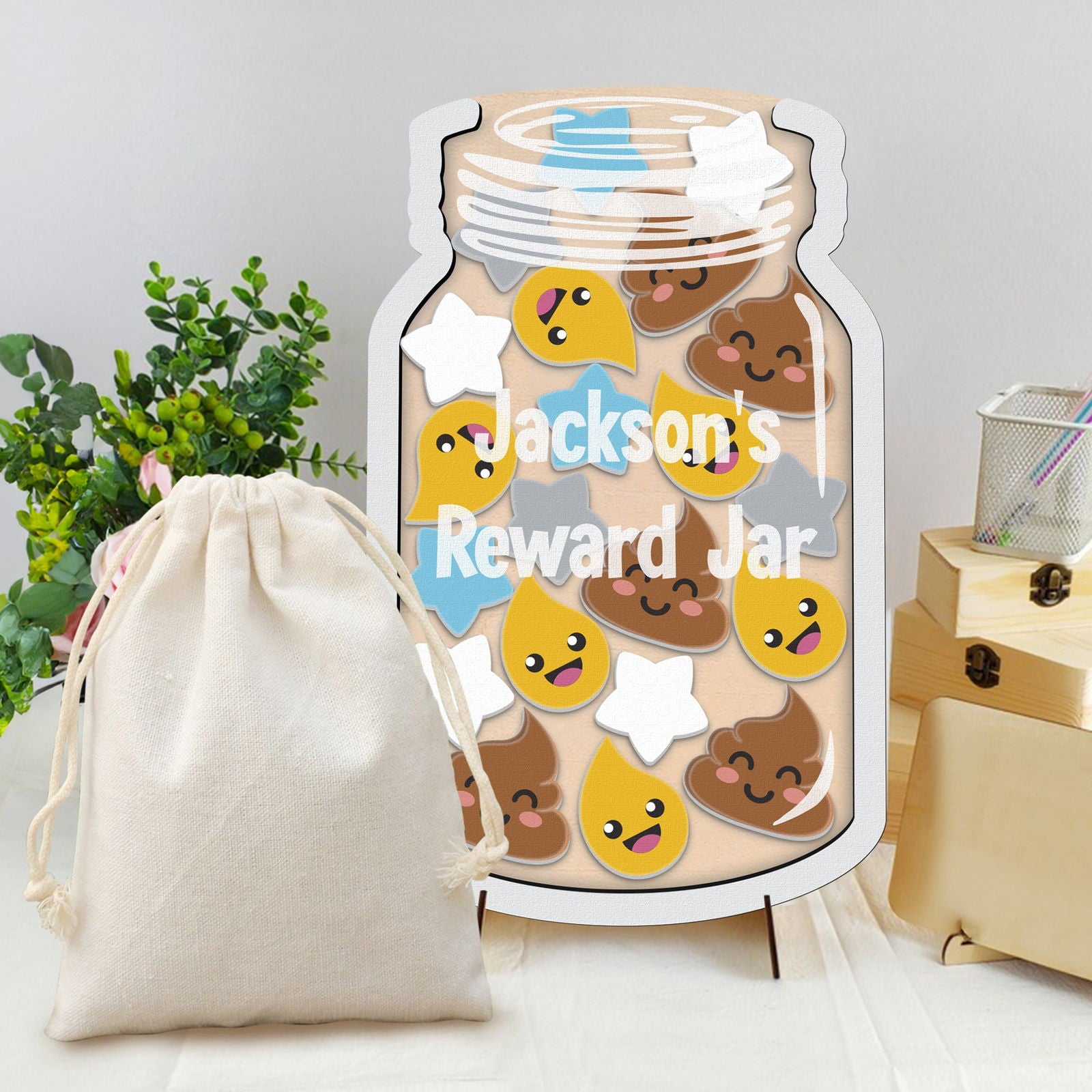 Potty Training Reward Jar for Toddlers PY06 - Kindlytoys
