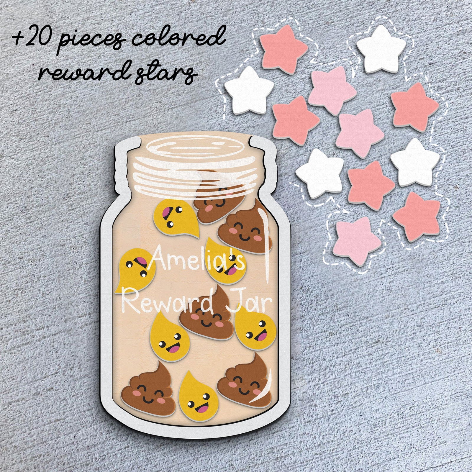 Potty Training Reward Jar for Toddlers PY06 - Kindlytoys