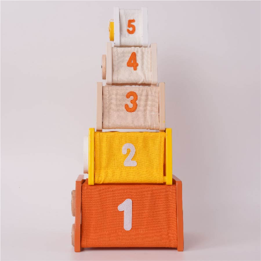 Rocket Building Blocks Wooden Montessori Toys KL09 - Kindlytoys