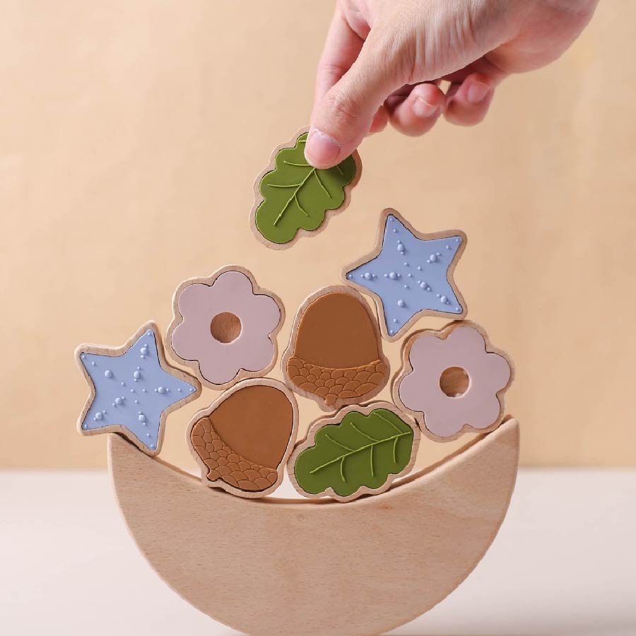 Wooden Balancing Blocks, Wooden Montessori Toys KL12 - Kindlytoys