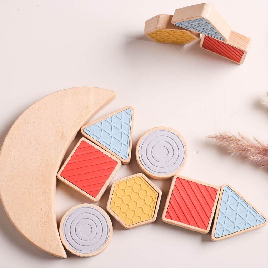 Wooden Balancing Blocks, Wooden Montessori Toys KL12 - Kindlytoys