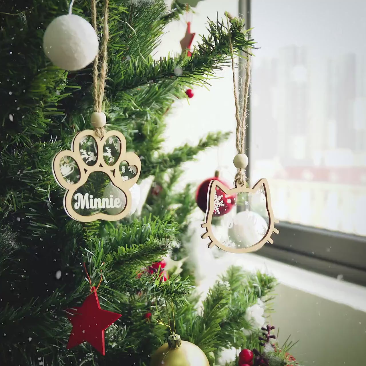 Dog Paw Ornament